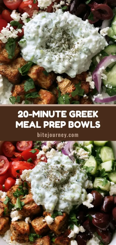 A handheld smartphone photo of a white ceramic bowl filled with Mediterranean Chicken Gyro Bowls, featuring seared chicken, basmati rice, and colorful vegetables.