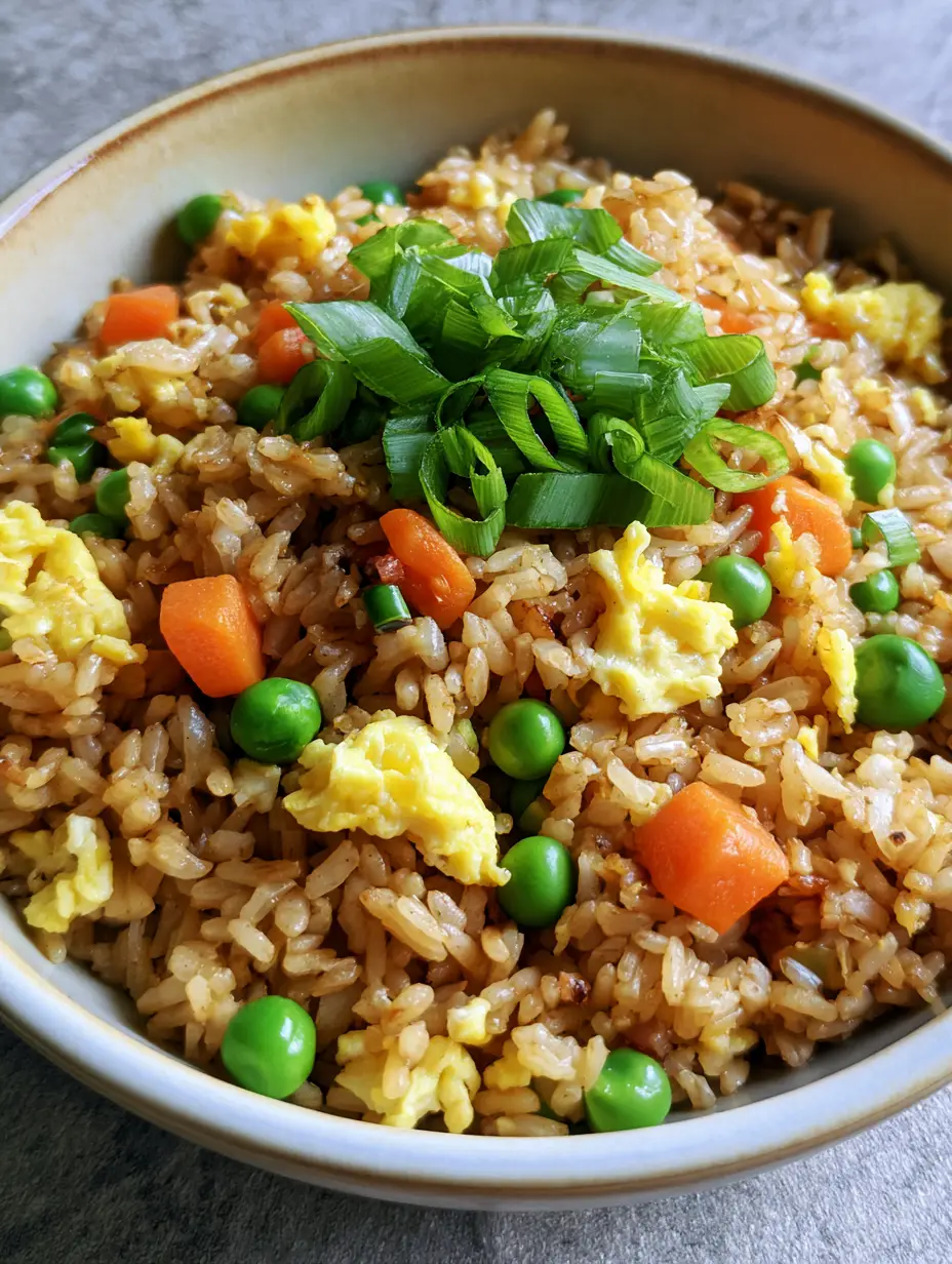 Egg Fried Rice Recipe: The Ultimate Guide to Restaurant-Quality Grains 4 Close-up of separated jasmine rice grains with soy sauce glaze and bright yellow eggs. (Egg Fried Rice Recipe)